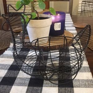 Wire chicken basket
